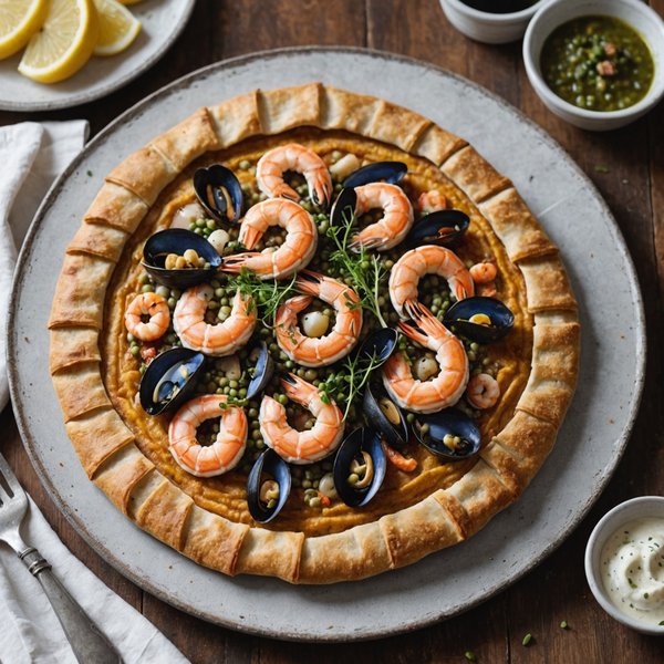 Quels sont les secrets pour une galette bretonne au sarrasin avec une garniture de fruits de mer?