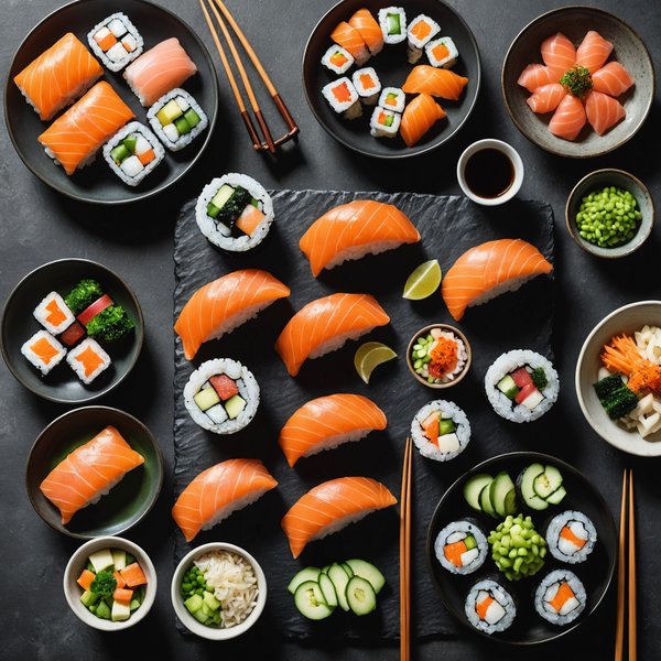 Comment organiser une soirée sushi avec des ingrédients frais et variés?